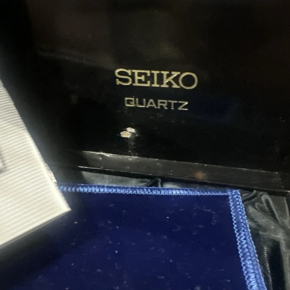 Vintage Rare Seiko Quartz LCD Travel Alarm Watch Blue Japan NOS w/ Box UNTESTED